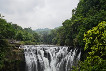 Shifen waterfall in Taiwan