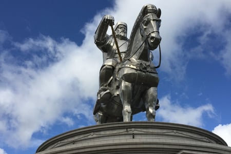 Equestrian statue of Genghis Khan
