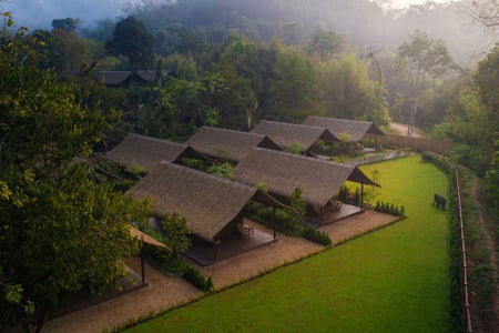 Teltene på Elephant Hills