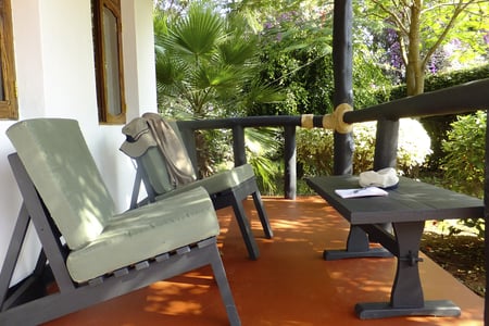 Terrasse til et af værelserne