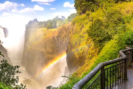Victoria Falls i Zimbabwe