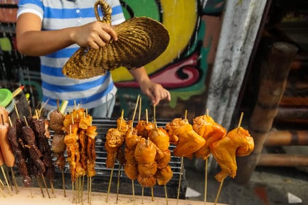 Street food i Manila