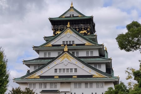 Se det smukke Osaka Castle