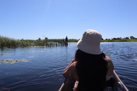 Vaar door de Okavango Delta