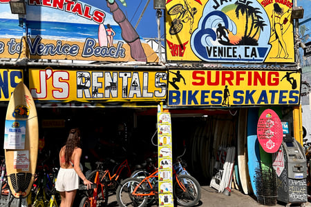Eyð daginn við ströndina á Venice beach