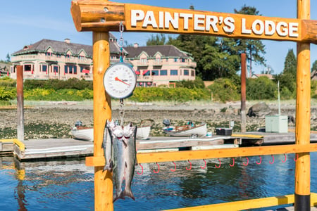 Painter's Lodge på Vancouver Island