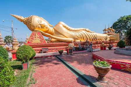 Pha That Luang i Vientiane