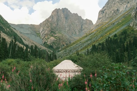Prachtige landschappen in Kirgizië