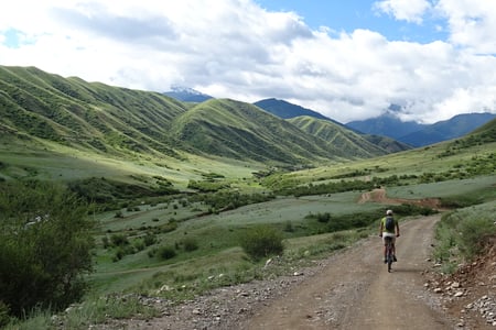 Stunning nature in Kazakhstan.