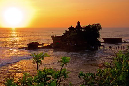 Tanah Lot-templet på Bali