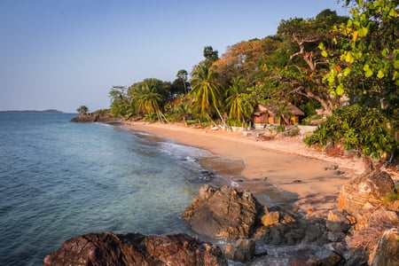 Beach in Madagascar. Photo.