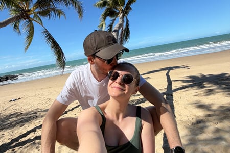 Häng på stranden i Cape tribulation