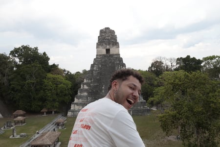 The ancient Tikal ruins in Guatemala