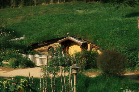 Hobbiton movie set