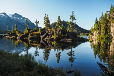 Vancouver Island on a sunny day