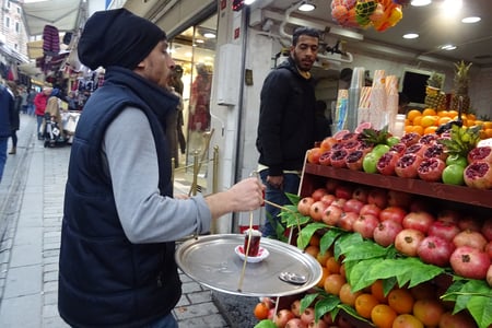 Bazaar in Istanbul.