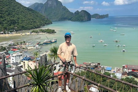 Canopy walk in the Philippines