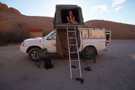 Slapen in de daktent van je 4X4