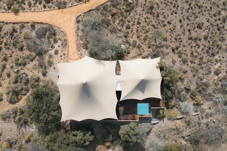 Dwyka Tented Lodge in Sanbona Wildlife Reserve