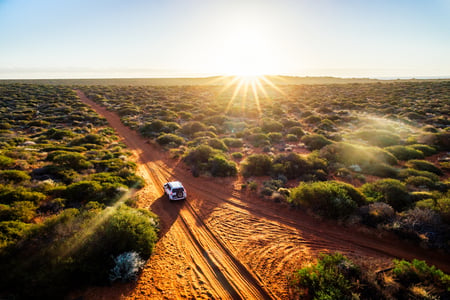 Road trip in western Australia