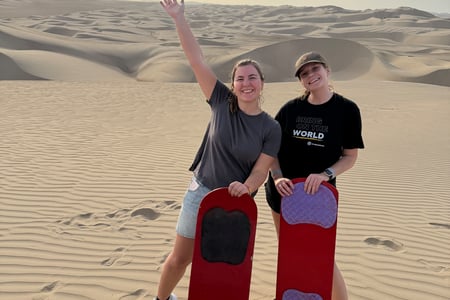 Sandboarding in Huacachina