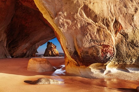 Cathedral Cove på Coromandel-halvøen