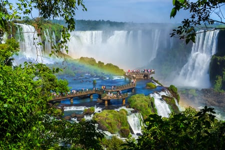 Kom tæt på Iguazu-vandfaldene
