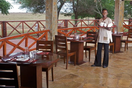 Restaurant på Ashnil Aruba Lodge