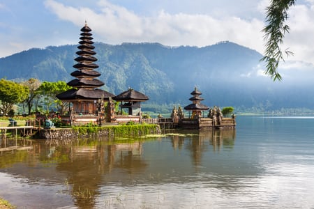 Det ikoniska Pura Ulun Danu Beratan
