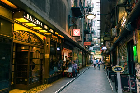 Melbourne Laneways i Melbourne