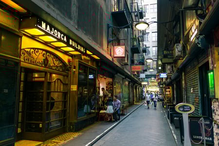 Melbourne Laneways i Melbourne
