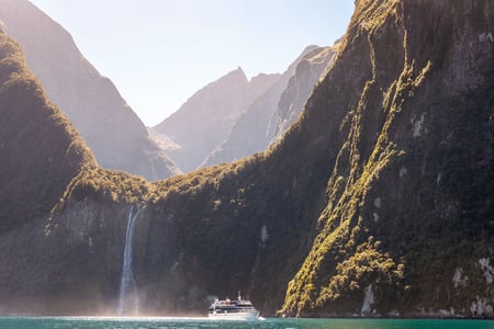 Milford Sound - en av resans stora höjdpunkter