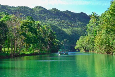 Loboc-floden på Bohol