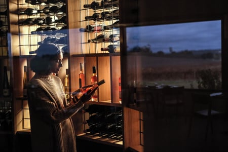 Imponerende udvalg af vine