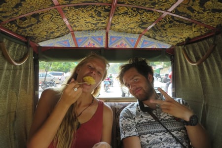 Enjoy the bustling streets of Phnom Penh