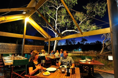 Restaurant på Bungle Bungle Wilderness Lodge