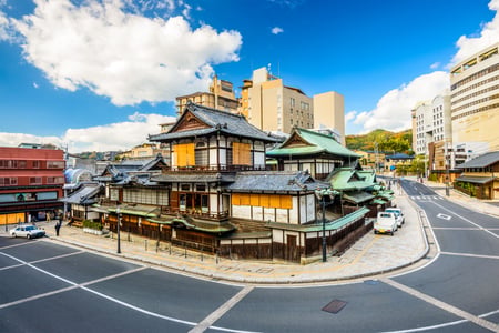 Traditionel badehus i Matsuyama på Shikoku