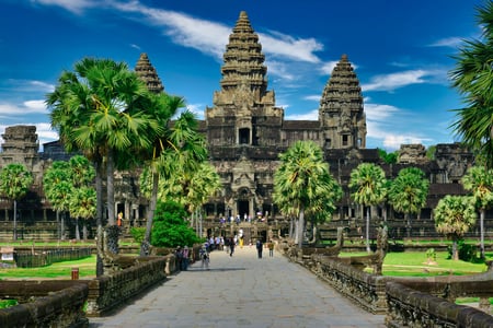 Angkor Wat i Siem Reap, Cambodia
