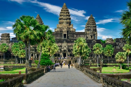 Angkor Wat i Siem Reap, Cambodia