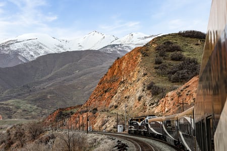 Spanish Fork peak north of Thistle i Colorado