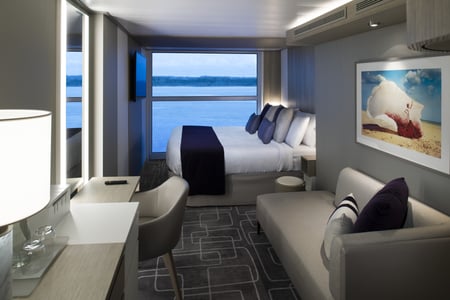 Kahyt med havudsigt ombord på Celebrity Edge