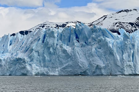 Close-up of the Perito Moreno glacier