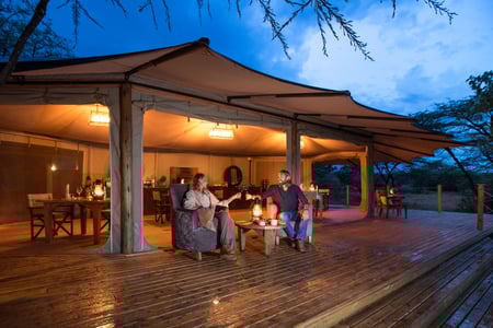 Saruni Leopard Hill i Masai Mara i Kenya