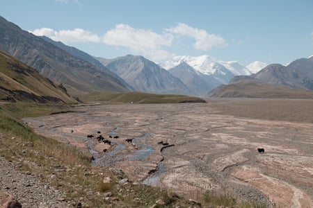 Valley on the Pamir Highway 