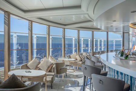 Champagne Bar ombord MSC World Europa