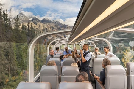 Rocky Mountaineer toget, Rocky Mountains