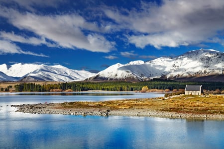 Church of the Good Shepherd vid Lake Tekapo