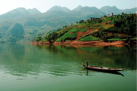 Yangtze-floden, Asiens längsta flod.
