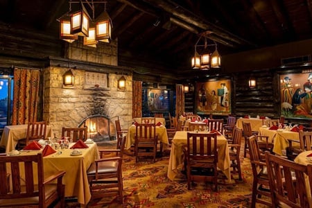 Restaurant på El Tovar Hotel
