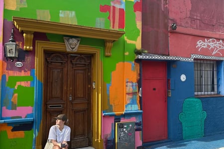 Buenos Aires is full of colourful streets.